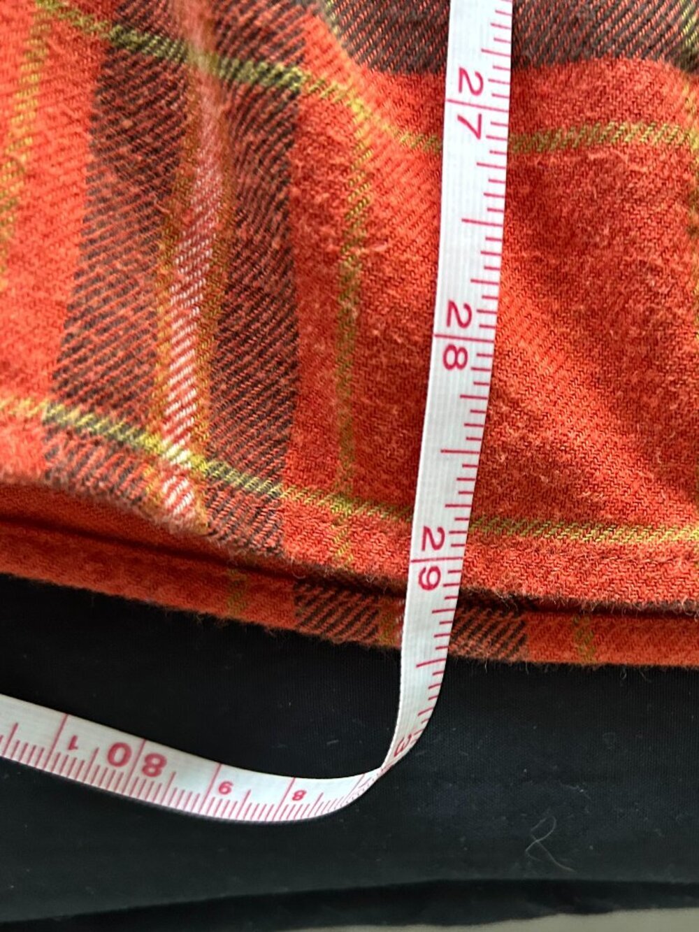 Patagonia Shirt Mens Large Organic Cotton Red Plaid Flannel Button Up - Picture 8 of 8